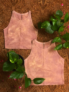 Desert Orange Hemp blend Crop Top